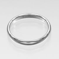 Tiffany & Co. Forever Classic Band Ring, Size 16, 3mm Band, Pt950 Platinum, Approx. 4.98g, Men's [Used]
