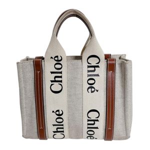 Chloe 우디 스몰 토트백 Woody 손가방
 Chloe 베이지【중고】
