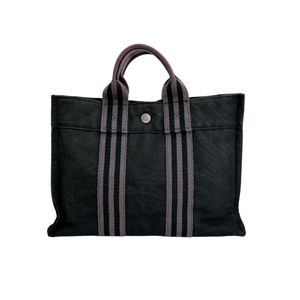Hermes 에르메스 캔버스 핸드백 푸르트 PM 토트백
 HERMES 블랙 [중고]