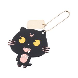 【중고】 Valentino Garavani 키홀더/키링 참 고양이 RW2P0S24PB4 블랙/멀티 러버 TKY 고양이 모티브 참 여성용 Used A