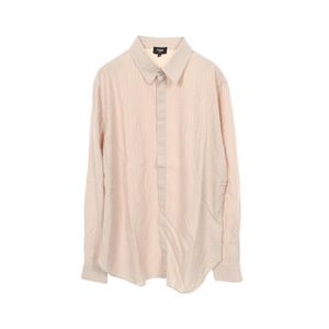 【二手】 FENDI Zucca 圖案男士長袖棉質襯衫，二手 B