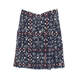 【二手】香奈兒 (Chanel) 07A Coco Mark 斜紋軟呢半身裙 P31957W04004 羊毛半身裙 女款