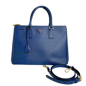 プラダ 1BA786 サファイアーノ ショルダーバッグ ガレリア ハンドバッグ
 PRADA ブルー【中古】