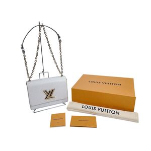 LOUIS VUITTON M55513 에피 레더 트위스트 MM 블랑 숄더백
 LOUIS VUITTON 화이트