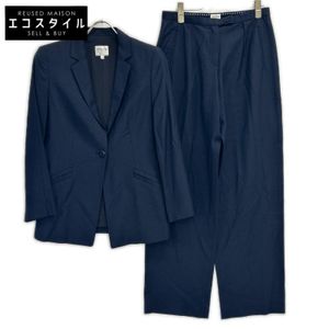 Armani Collezioni, 2001 model, navy wool/rayon blend set-up, size 40 [Used]