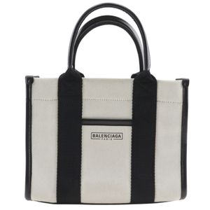 BALENCIAGA Hardware XS Tote 手提包 帆布 黑/灰色 手提包 中性款【二手】