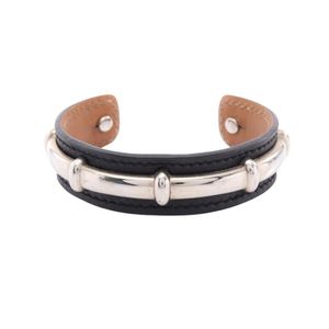 [Used] Hermes HERMES Bangle Agatha Leather Bangle Women's Used A