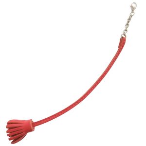 미사용급 Hermes 에르메스 카르멘치타 쁘띠 폼폼 17 아뉴미로 로즈 텍사스 키홀더/키링 0318【중고】HERMES