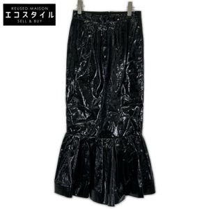 Merrill Rogge WS21700 黑色亞麻美人魚裙，34 碼 [二手]