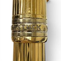 良品□MONTBLANC モンブラン マイスターシュテュック ソリテール クラシック SV925 ツイスト式 ボールペン ゴールド ドイツ製 重量40g メンズ 筆記確認済み