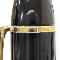 美品□MONTBLANC モンブラン マイスターシュテュック 149 ペン先18K OMニブ キャップ式 希少 万年筆 ブラック ゴールド ドイツ製 メンズ