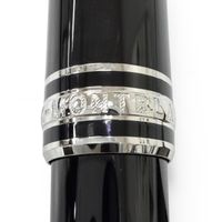 極美品□MONTBLANC モンブラン プラチナライン マイスターシュテュック クラシック ツイスト式 ボールペン ブラック シルバー ドイツ製 メンズ 筆記確認済み