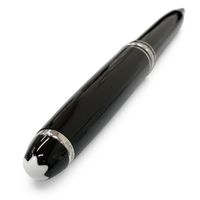 極美品□MONTBLANC モンブラン プラチナライン マイスターシュテュック クラシック ツイスト式 ボールペン ブラック シルバー ドイツ製 メンズ 筆記確認済み