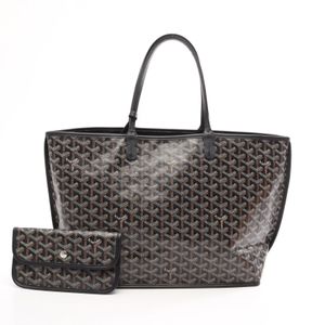 【二手】Goyard GOYARD托特包Anjou PM 雙面ブラウンPVC 塗層帆布皮革Anjou PM 女士二手 A