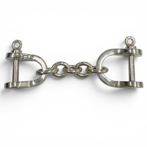 미품▼TIFFANY & Co. 티파니 빈티지 더블 자클 키링 스털링 실버 925 키홀더/키링 실버 중량 16.45g 남성용