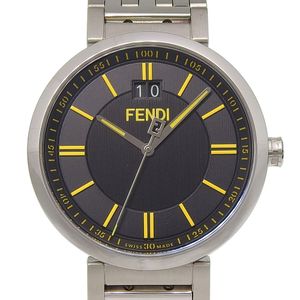 FENDI Forever Date 腕表 不锈钢 石英 机械腕表 黑色表盘 男士【二手】