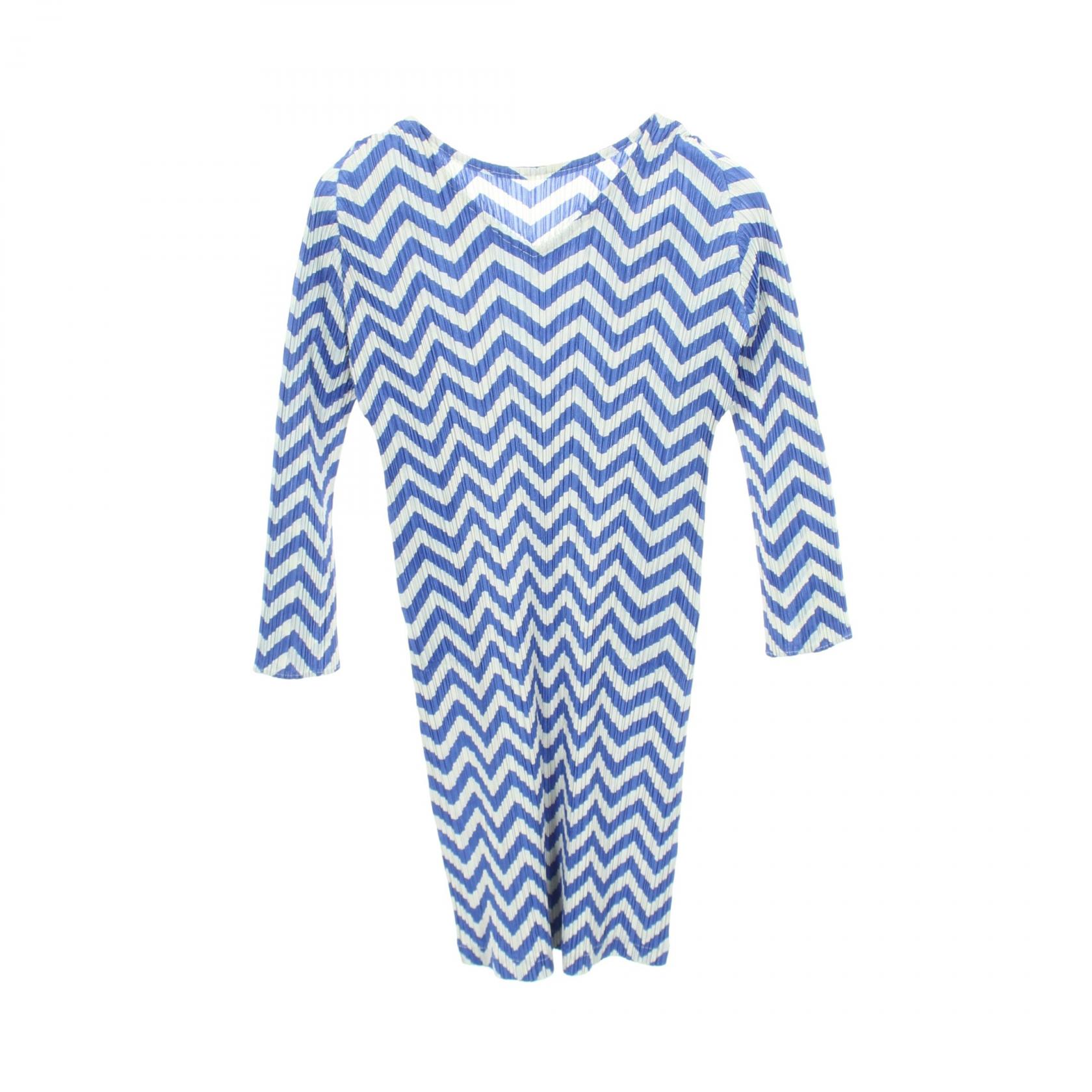 【二手】 PLEATS PLEASE褶襉連身裙，全身褶襉圖案，其他連身裙，女裝，二手