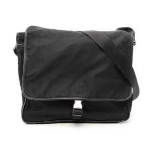【二手】Prada PRADA V166 尼龍 Saffiano 皮革斜背包 男女通用款