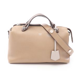 【二手】Fendi FENDI手袋 BY THE WAY MEDIUM 2WAY 8BL124 米色/ブラウン皮革 By The Way 中型女款二手 B