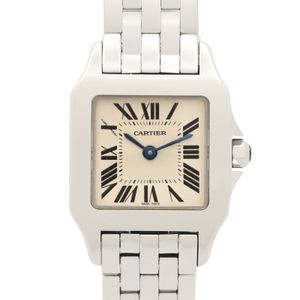 【二手】卡地亞 CARTIER 腕錶 Santos Demoiselle SM W25064Z5 象牙色不鏽鋼 Santos Demoiselle SM 女士腕錶