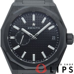 Zenith Defy Skyline Ceramic 41mm El Primero Men's Watch, Black, with Warranty Card and Band, Excellent Condition (Unused)