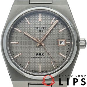 天梭 PRX Powermatic 80 鈦金屬腕錶 38mm PRX Powermatic 80 T137.807.44.061.00 附錶盒、保固卡，鈦金屬材質，男士腕錶，灰色，拋光處理，成色極佳 [二手]