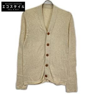 Forty-Five R Beige 100% Cotton Knit Cardigan Size 2 [Used]