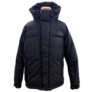 Unused item ▼ THE NORTH FACE ND92564 Alteration Baffs Jacket GORE-TEX Logo Embroidery Hooded Double Zip Down Jacket Black L Authentic Men's
