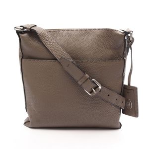 【สินค้ามือสอง】 เฟนดี้ FENDI กระเป๋าสะพายไหล่ Selleria 7VA320 สีเทาอมเบจ หนัง Selleria กระเป๋าสะพายไหล่ สำหรับผู้หญิง สภาพ B