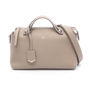 【二手】Fendi FENDI手提包 BY THE WAY 中號 2WAY 8BL124-1D5 灰褐色皮革 By The Way 中號 女士二手 B