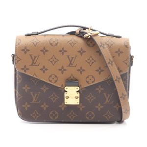 【二手】路易威登LOUIS VUITTON Pochette Metis MM Monogram Reverse 2WAY M44876 PVC塗層帆布皮革 Pochette Metis MM