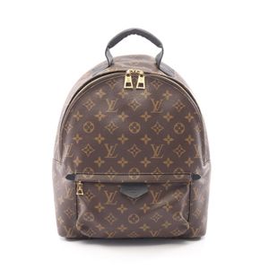【二手】LOUIS VUITTONPalm Springs 雙肩包 MM Monogram M44874 PVC 塗層帆布皮革