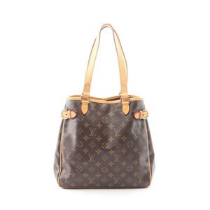 [중고] 루이비통 LOUIS VUITTON 토트백 바티뇰 버티컬 모노그램 M51153 PVC 코팅 캔버스 레더 바티뇰 버티컬
