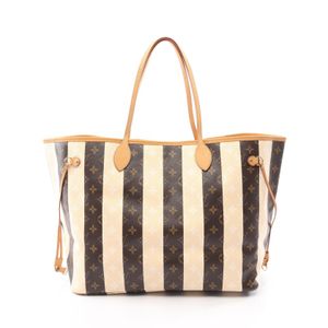 【二手】LOUIS VUITTONNeverfull GM Monogram Rayures 手提包 M40561 PVC塗層帆布皮革 Neverfull GM 女士