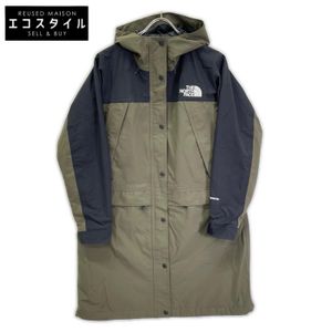 The North Face NPW62237 Gresh Green Nylon Shell Mountain Light Coat, Size M [Used]