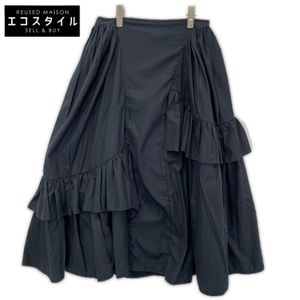 Cecilie Bahnsen 2.22RTW17003 黑色 DAMARA 半身裙 Damara 設計褶皺半身裙 UK8 [二手]