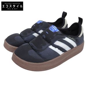 Adidas PUFFYLETTE SAMBA Slip-on Sandals, Men's, Black, Size 26.5cm, HP6700, 8 (US) [Used] (Like New)
