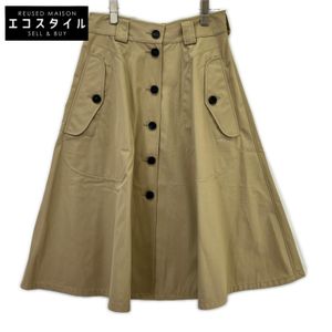 Dior 247J35A3332 米色喇叭風衣裙 F36 [二手]