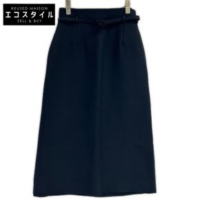 Dior 311J38A1166 黑色繫帶中長裙 F38 [二手]