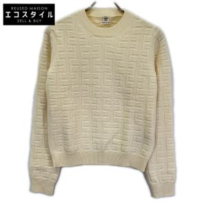 Hermes DC2H2630DA LOUNGEWEAR VOYAGE H Logo Knit Sweater [Used]