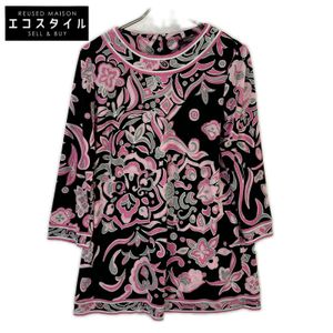Leonard 0159203 坎坎布料花卉束腰外衣，42碼 [二手]