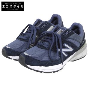 New Balance, like new, MADE IN U.S.A., low-cut sneakers, women's, navy, size 23cm, M990NV5, size 6 (US) [Used]