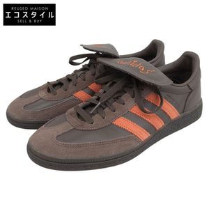 Adidas SHUKYU E-WAX Handball Spezial Leather Sneakers, Men's Braun , Size 27.5cm, HP6694, 9 1/2 (US) [Used] (Excellent Condition)