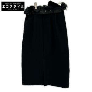Akira Naka AW1803BK Black Antonina Skirt Belted Skirt Size 1 [Used]