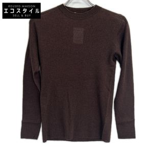 Cashmere CASI-2608 Bitter Chocolate Cashmere Silk Knit Top, Size F [Used]
