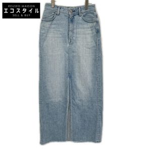 Yanuk 57152304 Blue Slit Long Denim Skirt S [Used]