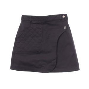 【二手】愛馬仕 (Hermes) 半身裙，Sellier 紐帶，絎縫，迷你款，H6H0355DQ，棉質，女款，二手