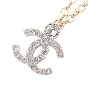 [Pre-owned] Chanel CHANEL Necklace, Coco Mark, Combination, GP (Gold Plated), Women's Necklace, Unused