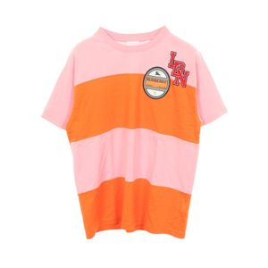 【二手】Burberry 短袖T卹，附貼布，貨號8021863，粉紅純棉T卹，女款，二手