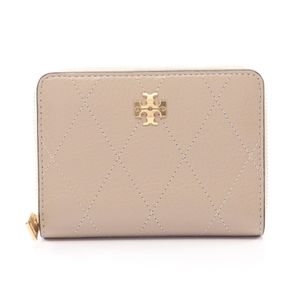 [Used] Tory Burch KIRA Round Wallet 186098020 Leather Coin Case Women's New